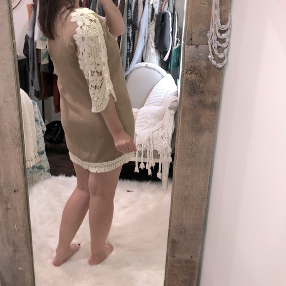 Umgee small tan dress - Picture 4 of 7